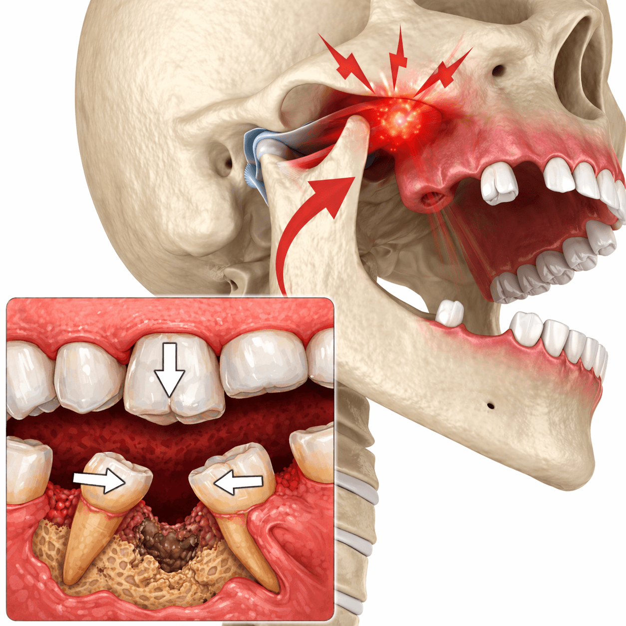 dent perdue non remplacée